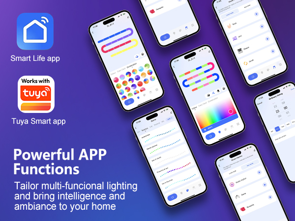 Smart RGB+IC LED Light Bars