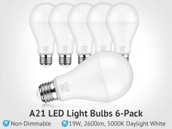19W A21 LED Light Bulbs