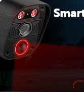 OOSSXX Black 4K IP 8MP PIR POE Extend Camera Outdoor Indoor Video Surveillance Security Waterproo...