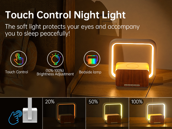 night lights bluetooth speaker