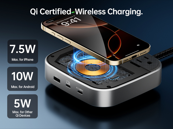 wireless charging station