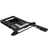 StarTech.com 2.5in SATA Removable Hard Drive Bay for PC Expansion Slot - Storage bay adapter - bl...
