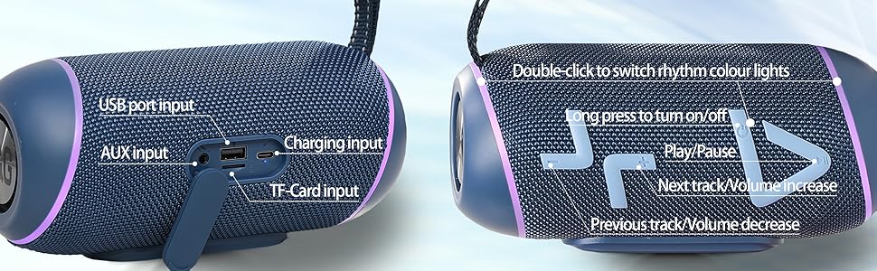 Portable speaker Specific parameters