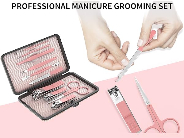 tweezers and nail clipper set