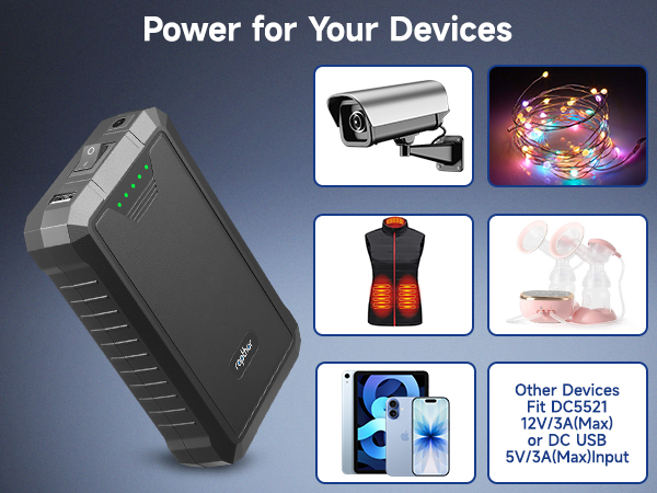 12v dc battery pack