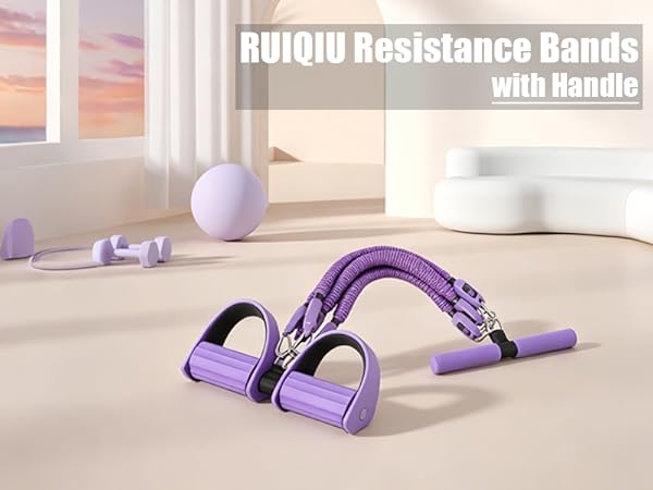 Foot Pedal Resistance Band with Handle