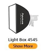 Aputure Light Box 4545 for amaran COB 60d / 60x amaran 100/200 45° Light Control Grid, Carrying Bag