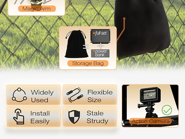 Cell Phone Fence Mount