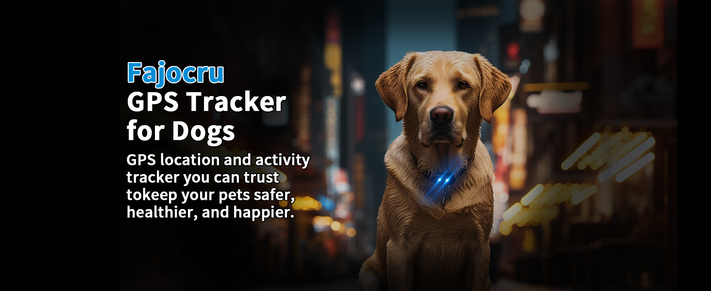 Fajocru for Dogs GPS Tracker