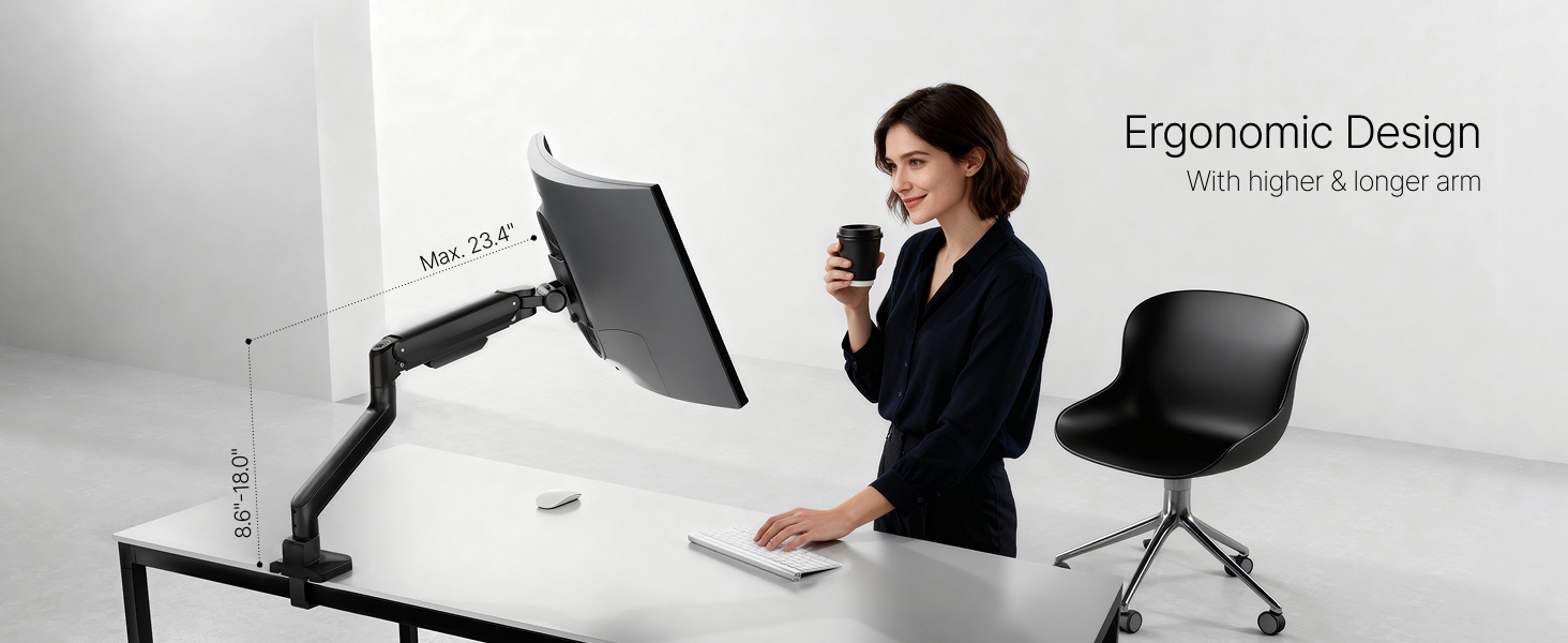 single monitor arm