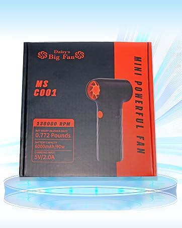 130000RPM High-Power PC Cleaner, 3 Speeds, Rechargeable Mini Blower