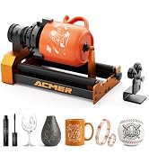 ACMER M4 Laser Rotary Roller, Laser Engraver Y-axis Rotary 360° Roller with 3-150mm Engraving Spa...