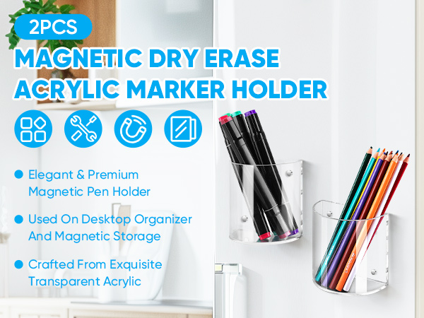 Magnetic Pen Holder magnetic dry erase marker holder magnetic marker holder