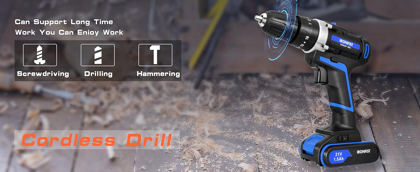 Cordless drill driver power impact screwdriver electric electrical tools batteries sets combo kits