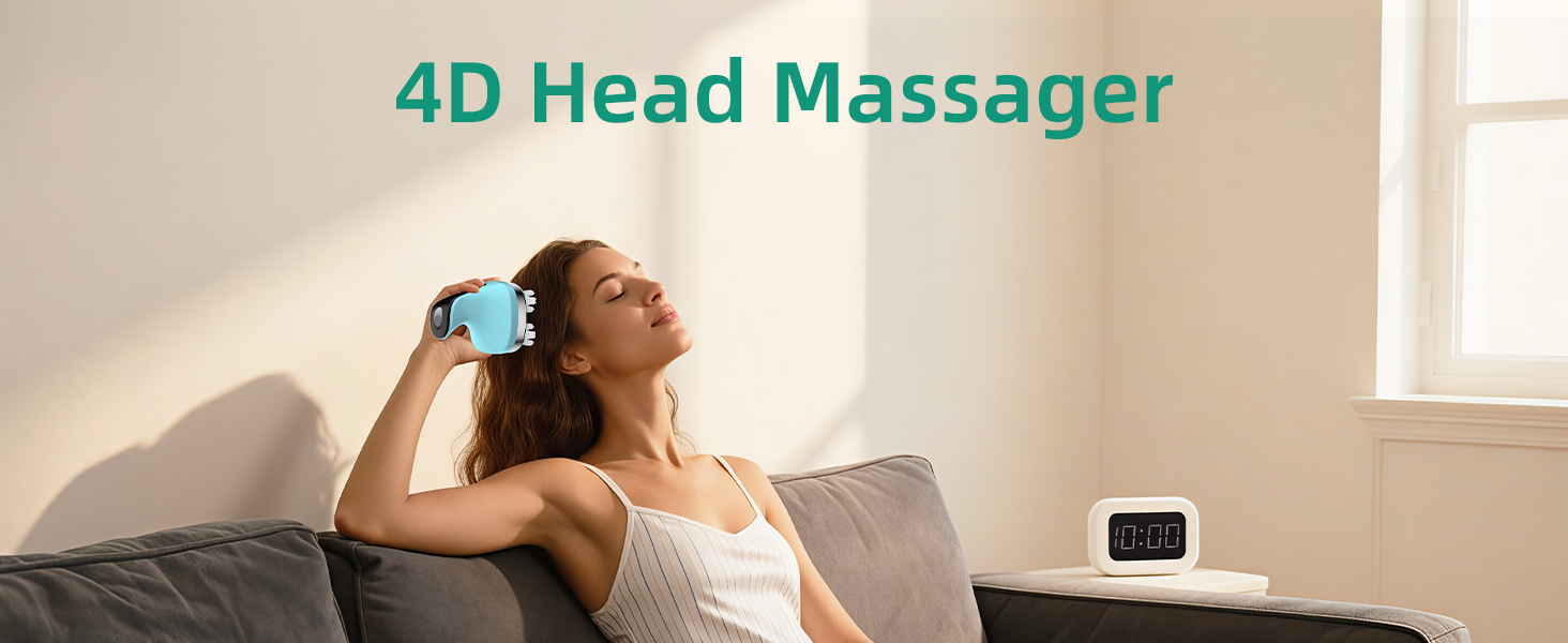 Electric head massager