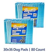 Dogcator Dog Pee Pads Extra Large 80 Count, Thicken Dog Training Pads 30"x36", Dog Training Pads ...