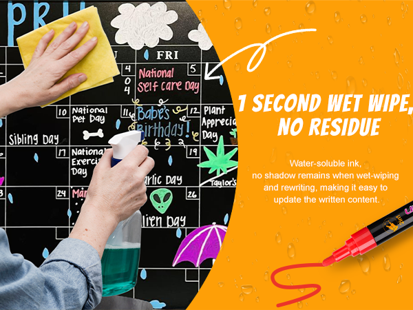 Liquid Chalk Markers Erasable