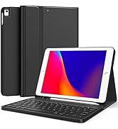 CHESONA Keyboard Case for iPad 9th Generation (2021)/8th Gen/7th Gen 10.2 Inch, Detachable Wirele...