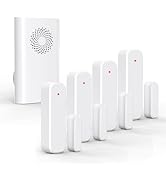 Wireless Door Chime, Door Open Sensor Alarm When Entry Business/Office/Store (500ft Range 51 Ring...