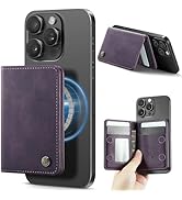 BOXDXB Magnetic Wallet for iPhone 17/16/15/14/13/12 Series, Upgraded Strong Magnetic Card Holder ...