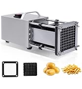 Stainless Steel Electric 40W French Fry Cutter For Potatoes Carrots Cucumbers Cutter Machine(40W ...