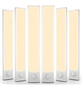 Under Cabinet Lighting, 68 LED Motion Sensor Light Indoor, Wireless USB Rechargeable Magnetic Clo...