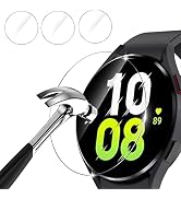 [3 Pack] Tempered Glass Screen Protector Compatible with Samsung Galaxy Watch 5/Galaxy Watch 4 44...