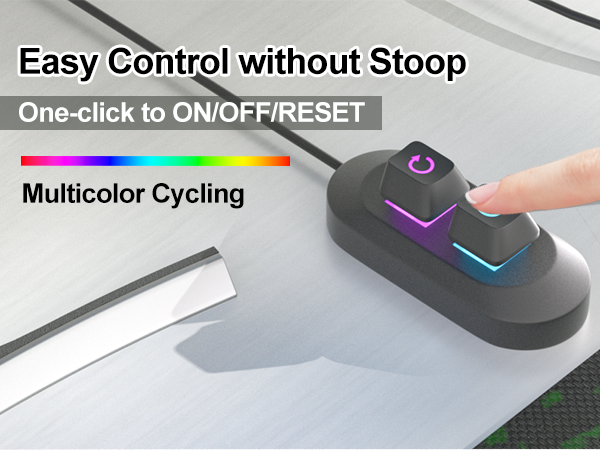 pc power switch rgb lighting