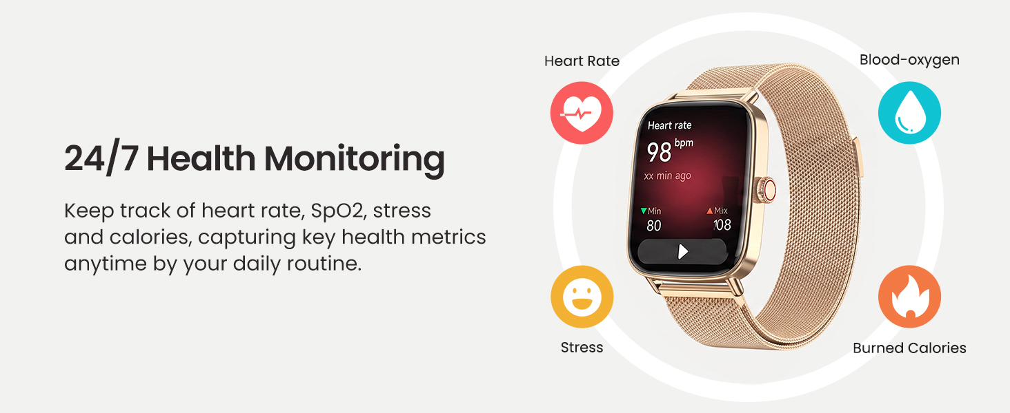 Smart Watch for Women Men