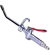 High Volume Air Blow Gun Alluminum Rubber Guard Air Flow Nozzle,Industrial Household Air Blower G...