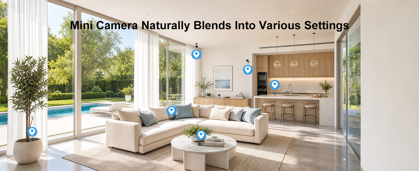 Mini Camera Naturally Blends Into Various Settings