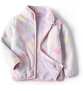 Feidoog Toddler Kids Polar Fleece Warm Jacket Baby Boys Girls Autumn Winter Zip-up Lightweight Lo...
