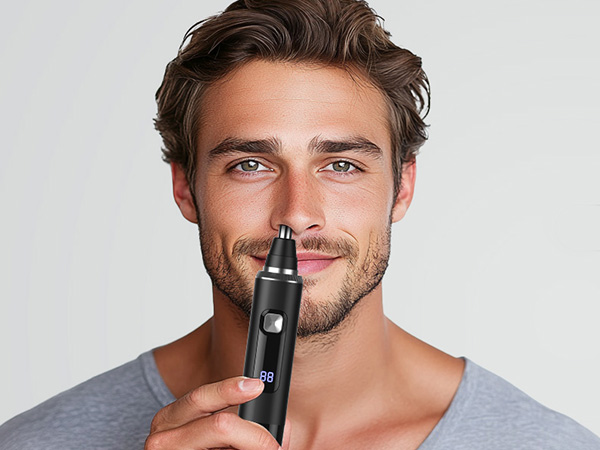 Ear and Nose Hair Trimmer for Men Women,Painless USB Rechargeable Nose Hair Trimmer Clipper