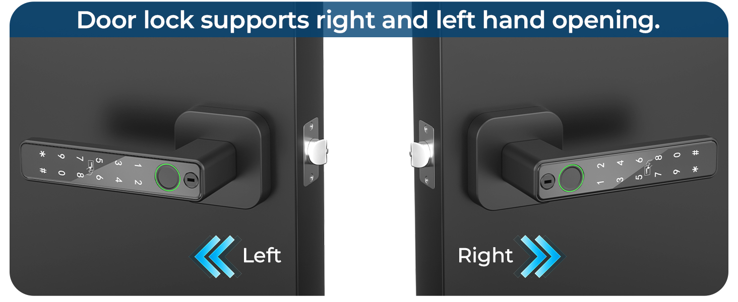 fingerprint door lock for bedroom