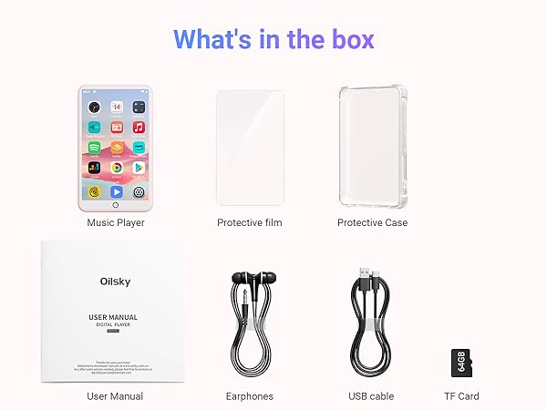 MP3 Player with Bluetooth and WiFi