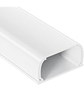 Large Cord Hider - 47in Wire Hiders for TV on Wall, Paintable Cable Hider, X-Large Cable Manageme...