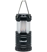 Litezall Pull Up Lantern with Simulated Flame