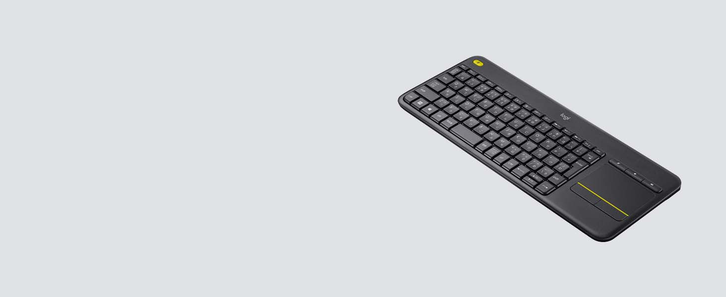 k400 plus wireless keyboard with touchpad