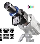 Bowens Mount Projector Attachment,Spotlight Conical Optical Snoot kit for Flash Speedlite/Monolig...