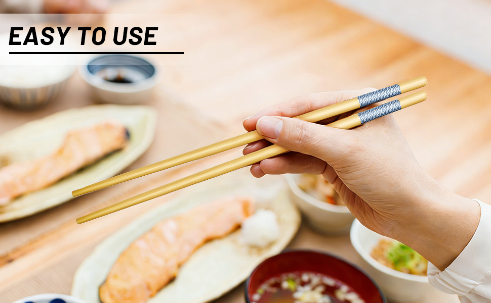Chinese Chopsticks Suitable for Asian Cuisine(9.45in/24cm)