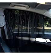 Car Window Shades, Car Sun Shade, Universal Car Shades for Front Windows with Privacy Blackout (F...