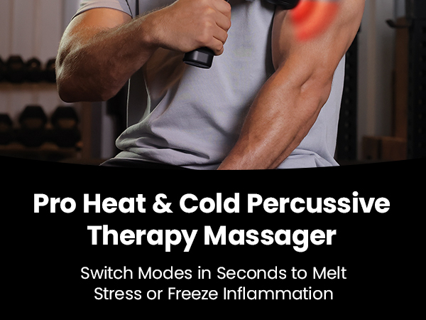 Massage Gun with Heat and Cold