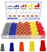Tmyjfjingxi 200 PCS Wire Connectors,Electrical Wire Connectors Colorful Wire Assortment for Porta...