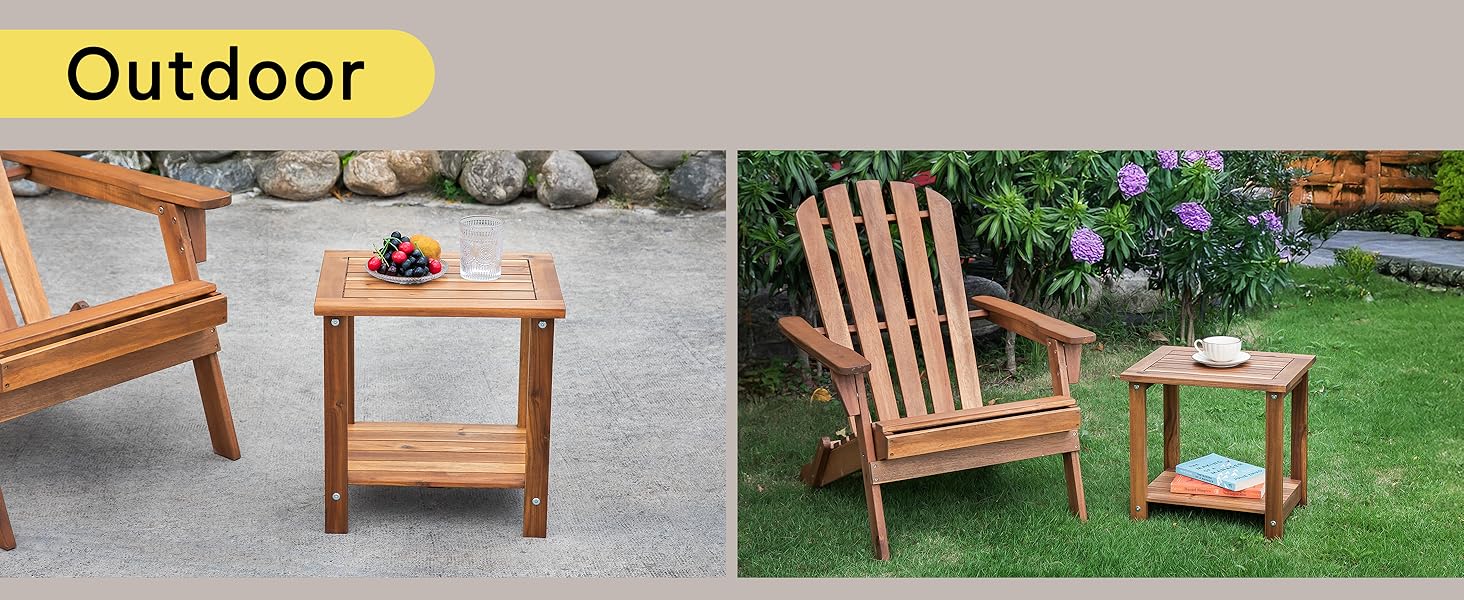 Wooden Side Table