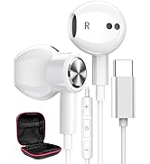 ACAGET USB C Headphones for Samsung Galaxy S26 Ultra S25 S24 FE S23 S22 A57 Wired Earbuds for iPh...