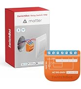 SwitchBot Smart Relay Switch 1PM, Power Metering Smart Relay Module with Built-in Bluetooth Repea...