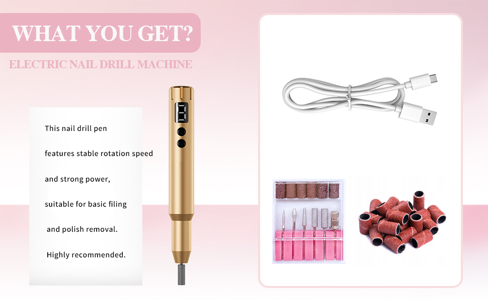 This is a cost-effective nail drill machine