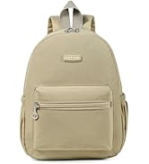 AOTIAN Mini Lightweight Backpack Durable Travel Hiking Women and Girls Small Daypack, 7 Liters Khaki