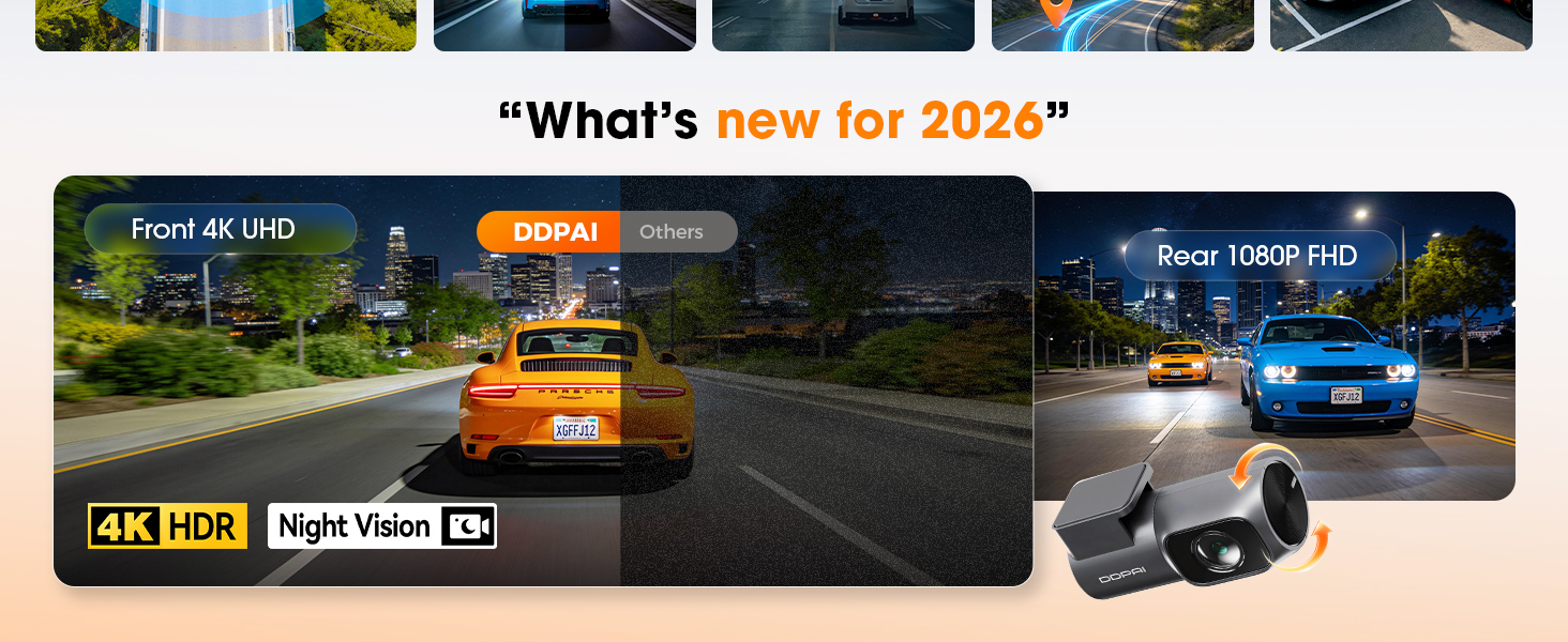 dash camera mounted on dash