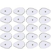 Belifu TENS Unit Electrode Pads Reusable Self-Adhesive Replacement Massage Pads Latex Free, Stand...